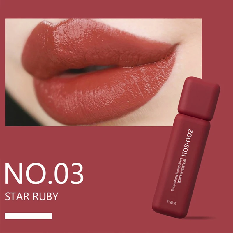 

Matte Lip Glaze Large Capacity 6ml Makeup Lipstick Lip Gloss Long Lasting Moisturizing Cosmetics Lipstick Red Lip Waterproof