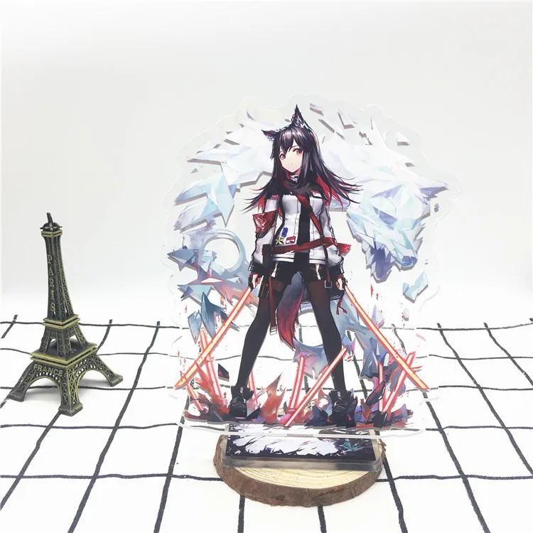 Игра Arknights брелок Amiya Angelina Hoshiguma Соловей осада Техаса Lappland милый забавный мультфильм акриловый брелок ювелирные изделия - Цвет: 22