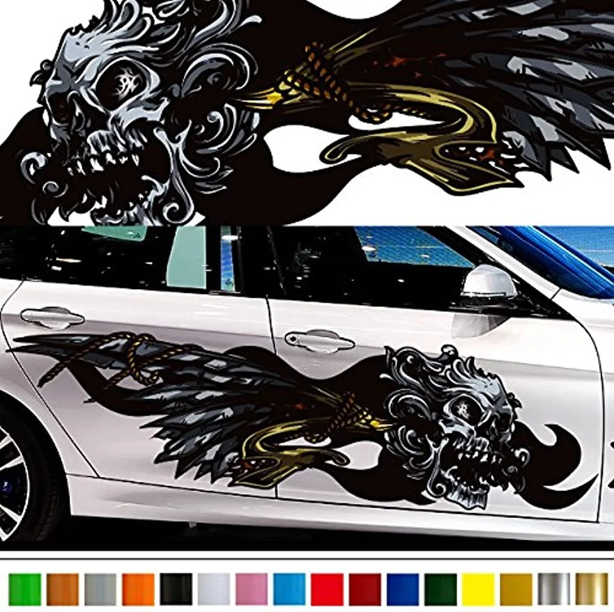 

2 шт. универсальная боковая юбка Автомобильная дверная Наклейка автомобильные аксессуары