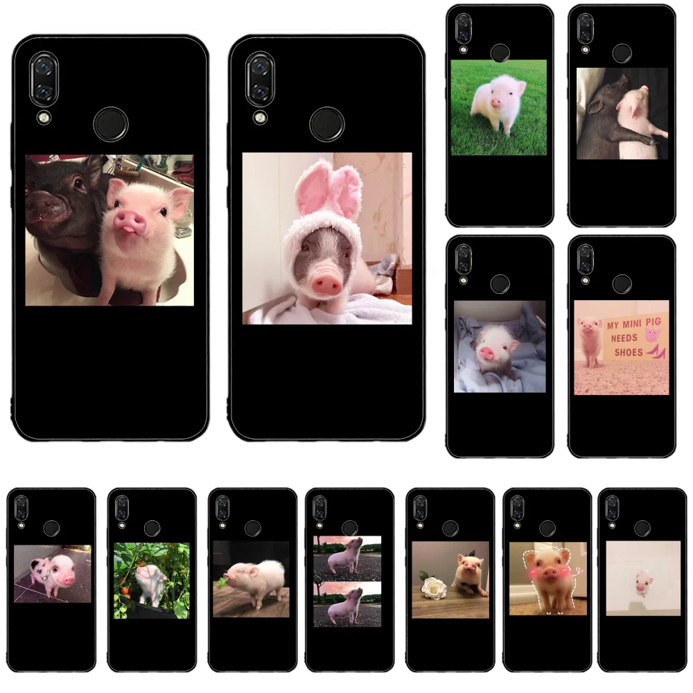 Для redmi 8 чехол с изображением милой свинки для мальчиков на руку люксовый