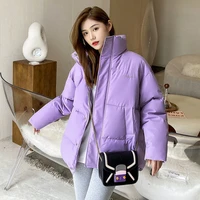 bread clothes womens anti season down padded jacket 2021 winter korean version of loose bf thick padded student short jacket