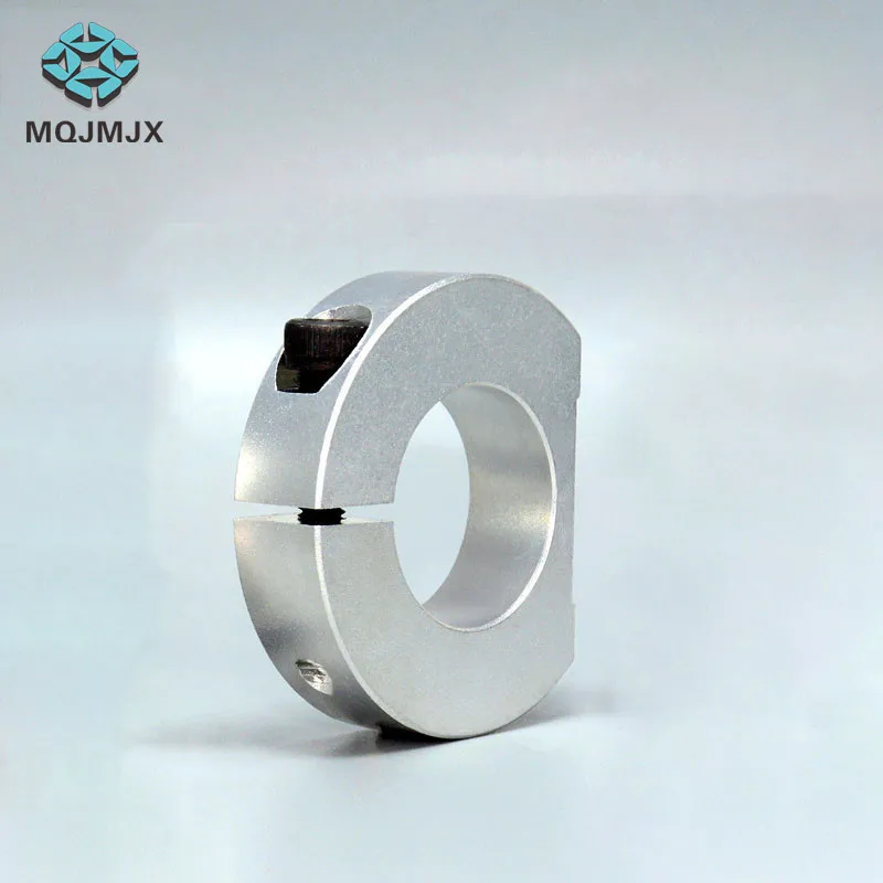 Shaft Collars Fixing Ring Set Screw Split Type D-shaped Cut Hole Bearing Adjustment Part Aluminum Alloy |