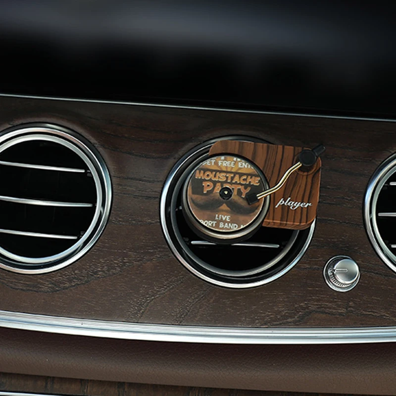 Автомобильный освежитель воздуха проигрыватель фонограф Авто ароматизатор диффузор с 3 шт Заменить ароматерапия таблетки интерьер