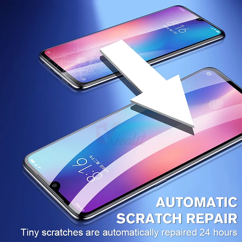 

1-3Pcs Curved Edge Hydrogel Film for Xiaomi 10 9 8 Lite Poco X3 NFC F2 Pro Screen Protector for Redmi Note 9 8 7 5 Pro Not Glass