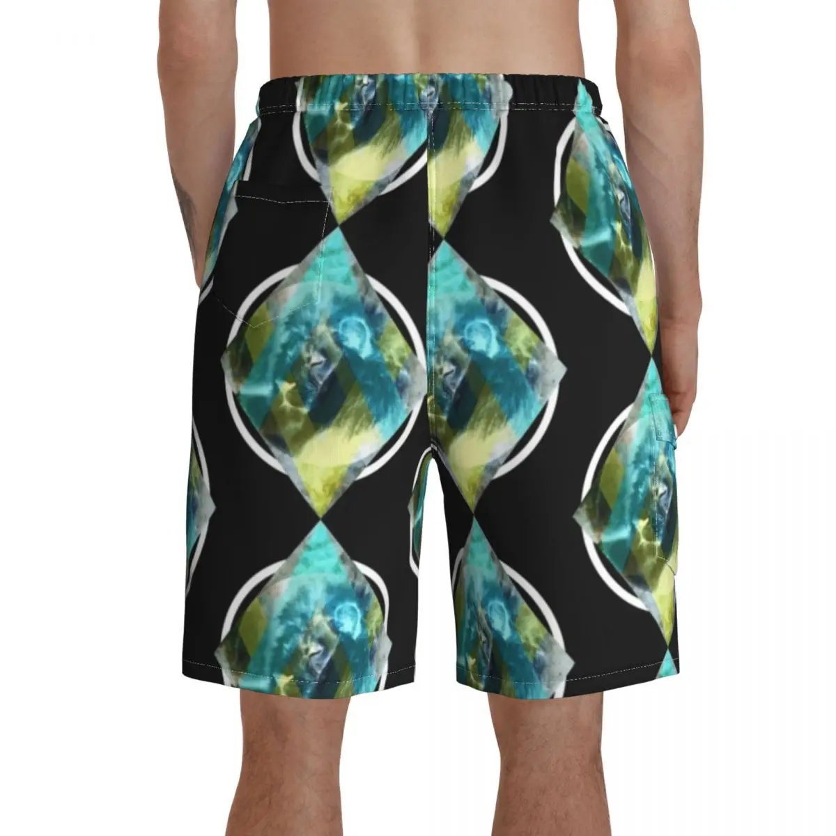 

Swag Board Shorts Pattern Bathing Swimming Trunks Polyester Men Swim Trunks
