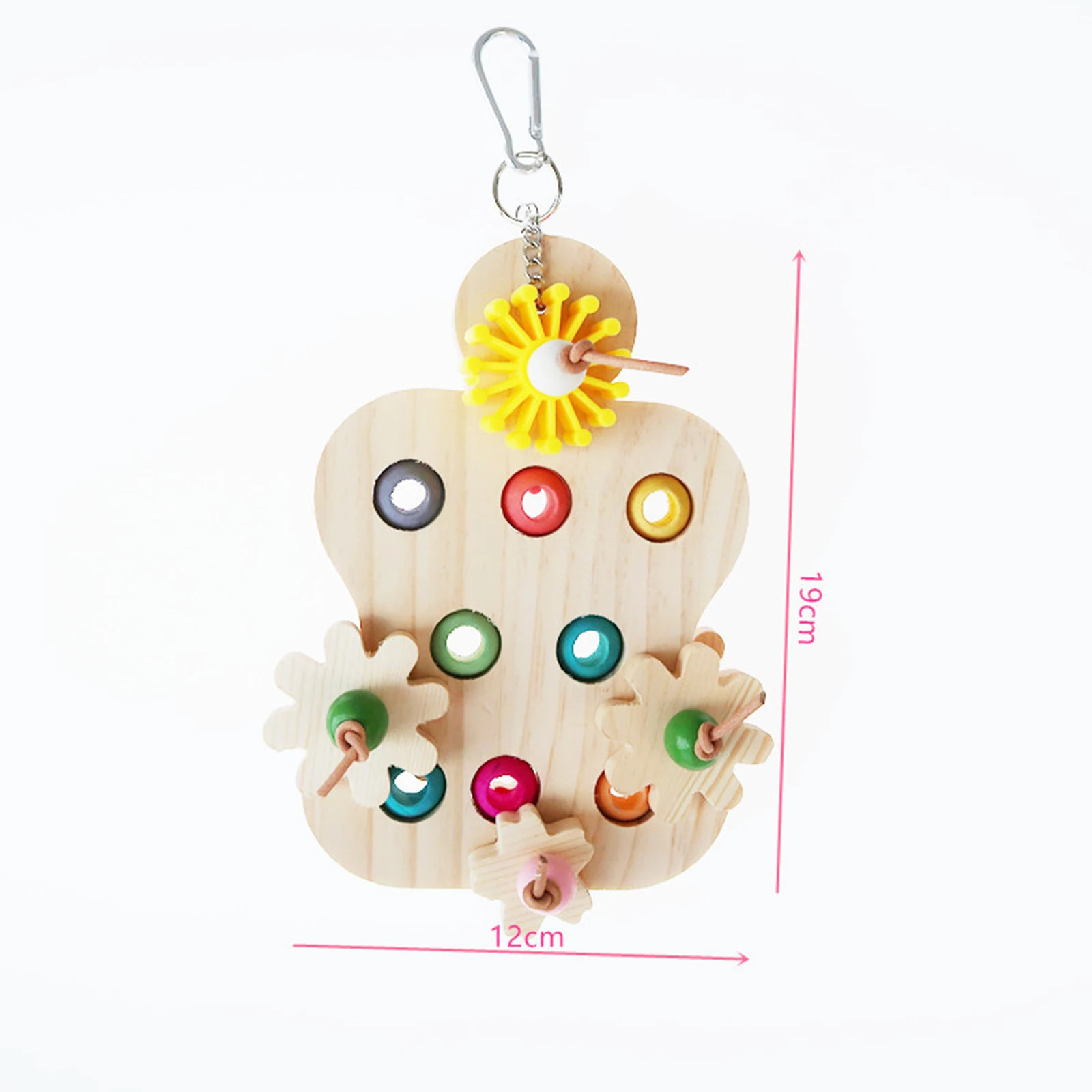 

Small Birds Parrots Chewing Toy Natural Wooden Blocks Birds Tearing Toys for Macaws Cokatoos African Grey BV789