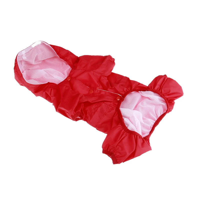 Дождевик для собак одежда щенков повседневный дождевик водонепроницаемая