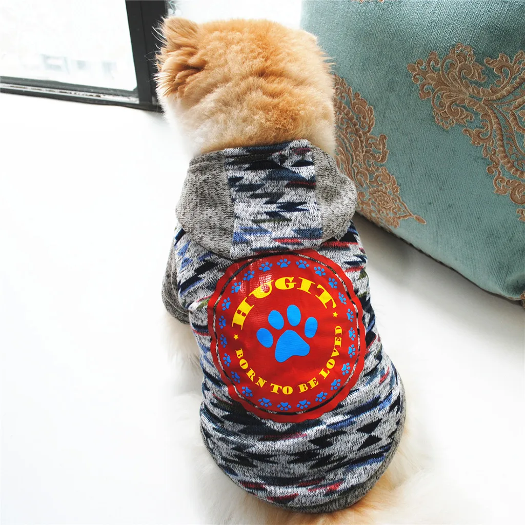 Одежда для собак камуфляжная Толстовка маленьких домашних животных зимняя