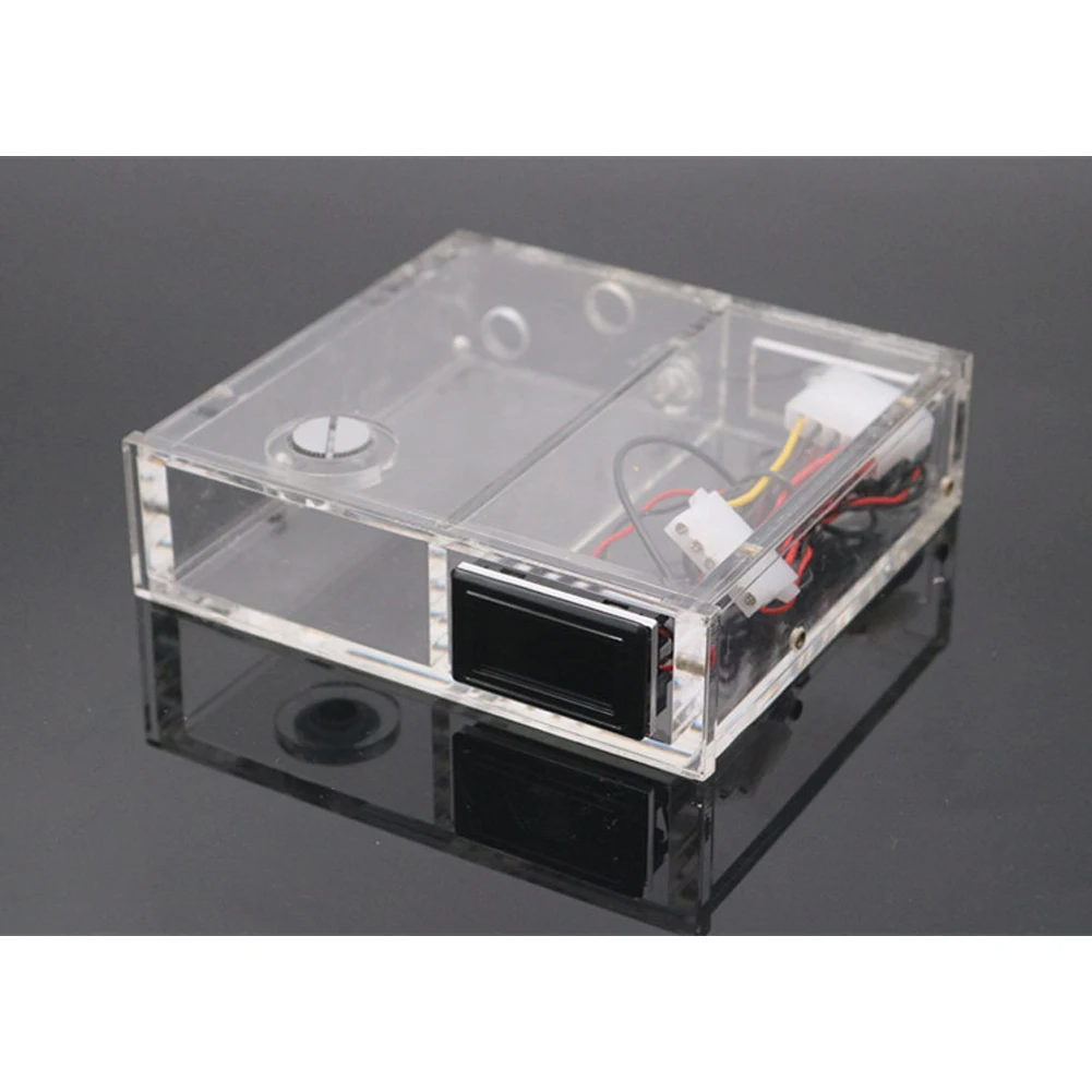 Прозрачное акриловое жидкое охлаждение для ПК CPU герметичное CD ROM универсальное с