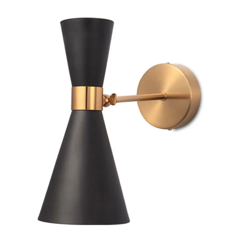 

Nordic LED Bedroom Bedside Lamp Wall Lamp Simple Modern Aisle Corridor Hotel Golden Background Wall Lamp Creative Lamp