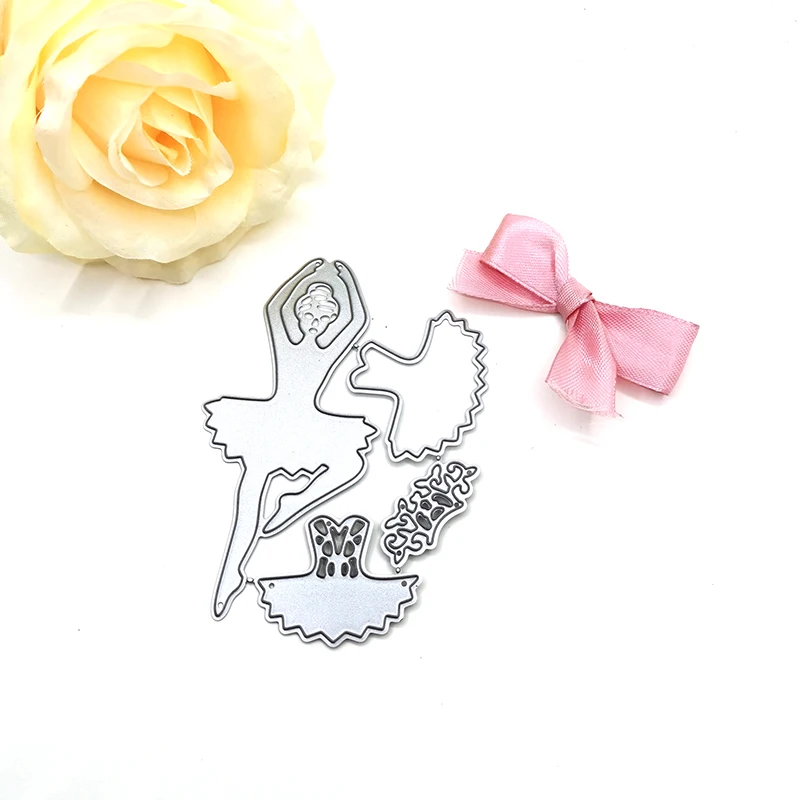 Julyarts 2019New Dancing Girl Metal Cutting Die Stencil for Scrapbooking Photo Album Paper Card Making Crafts Cut | Дом и сад