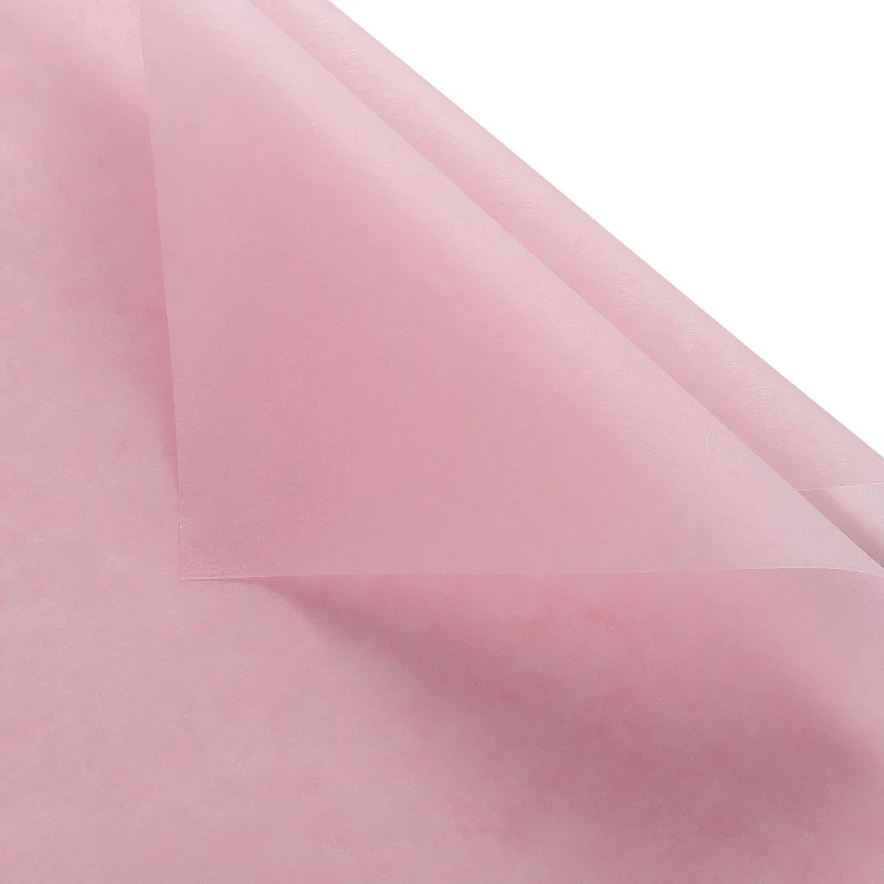 165 Light Pink 40 шт. Подарочная тканевая бумага сплошной цвет сиднейская бумага корейский букет основа подкладка оберточная бумага материал Цветочный декор - Цвет: 165 Light Pink