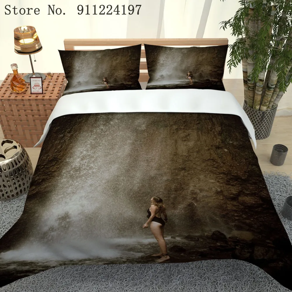 

Beautiful Duvet Cover Set Soft Comforter Bedding Set 3D Printing 3pcs Quilt Cover Single Double Queen King Size Home Textile