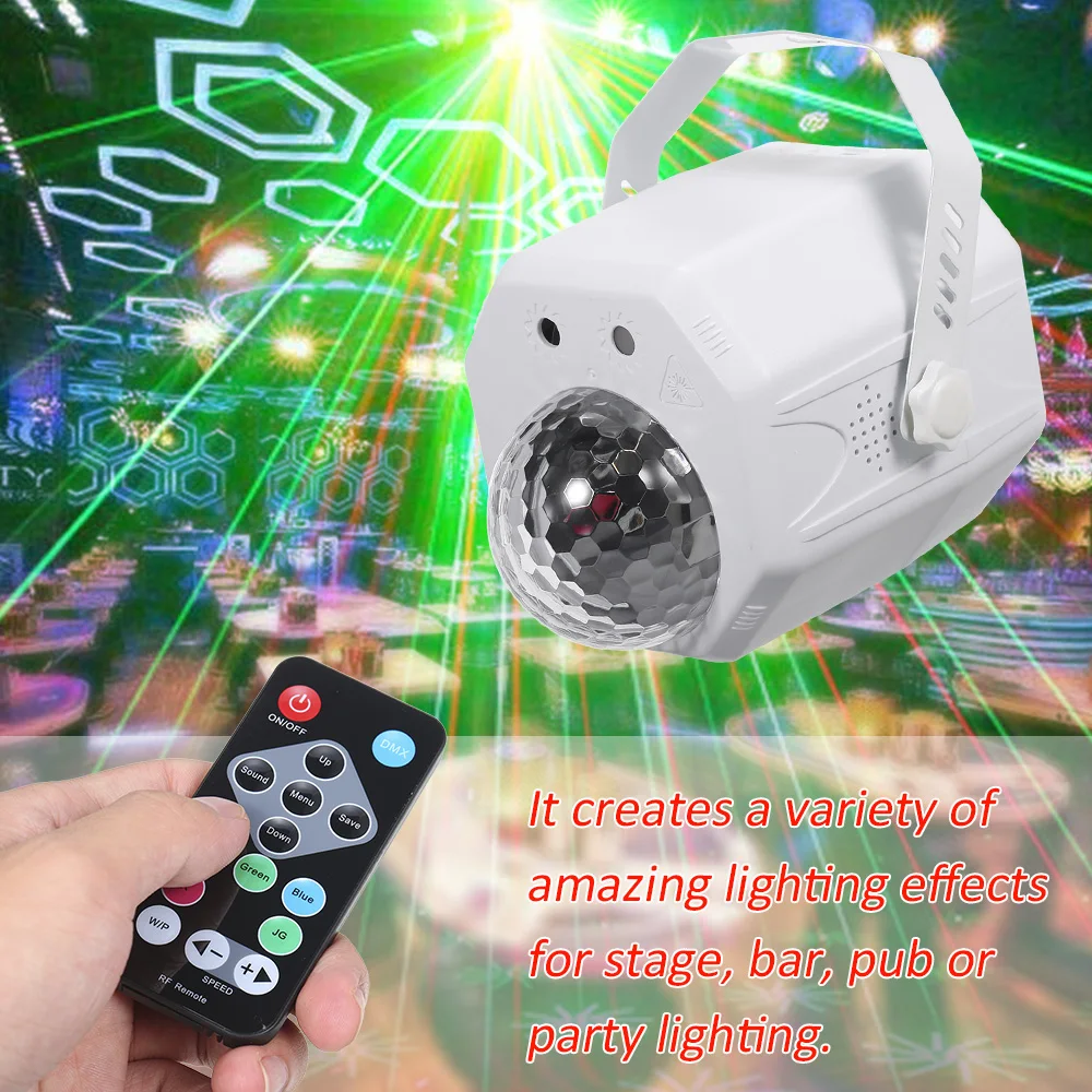 DJ вечерние 3W 3 светодиодный RGB магический шар сценический свет USB диско