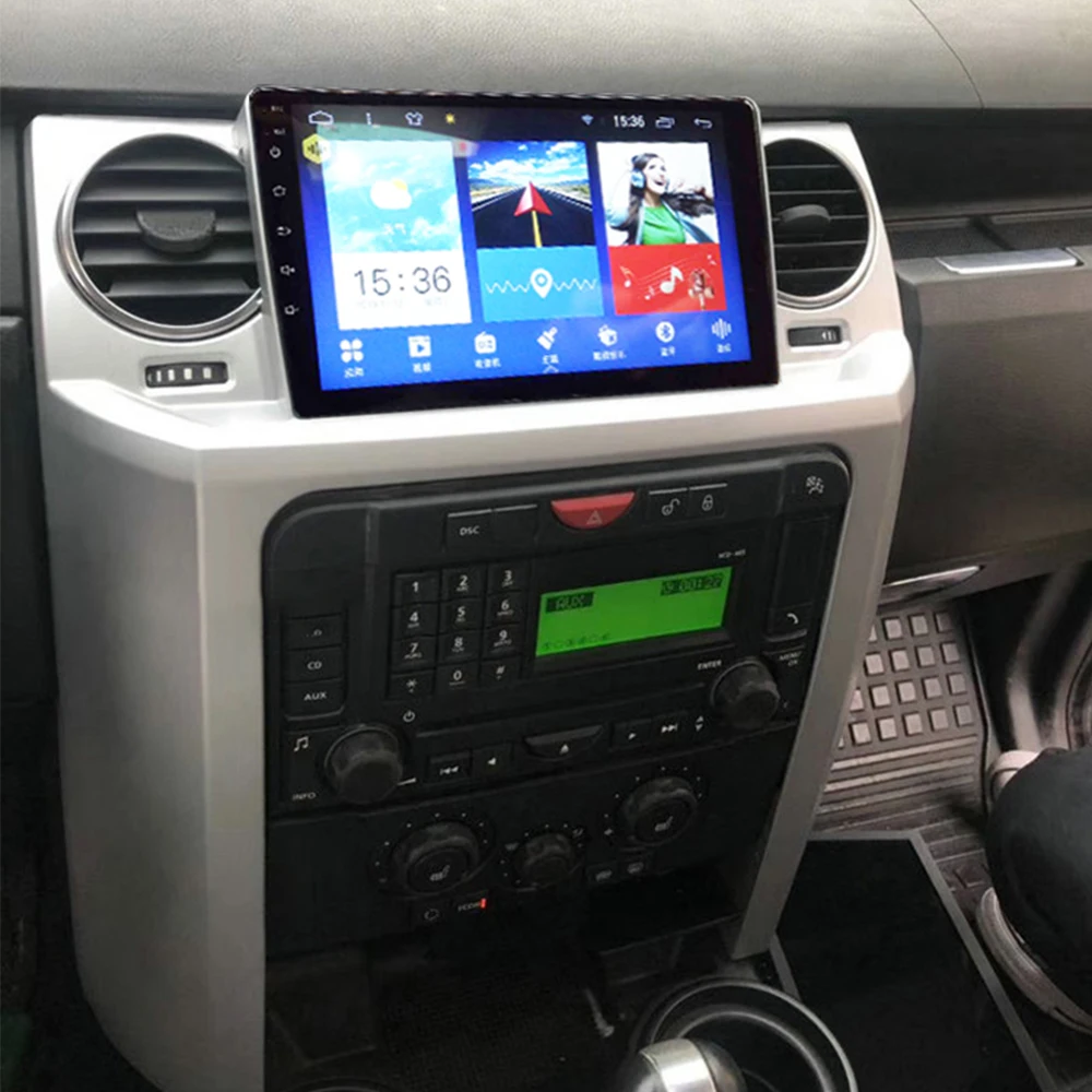 ZJCGO Car Multimedia Player Stereo GPS Radio Navigation 9 Inch Android 10 Screen for Land Rover Discovery 3 LR3 L319 2004-2009 | Автомобили