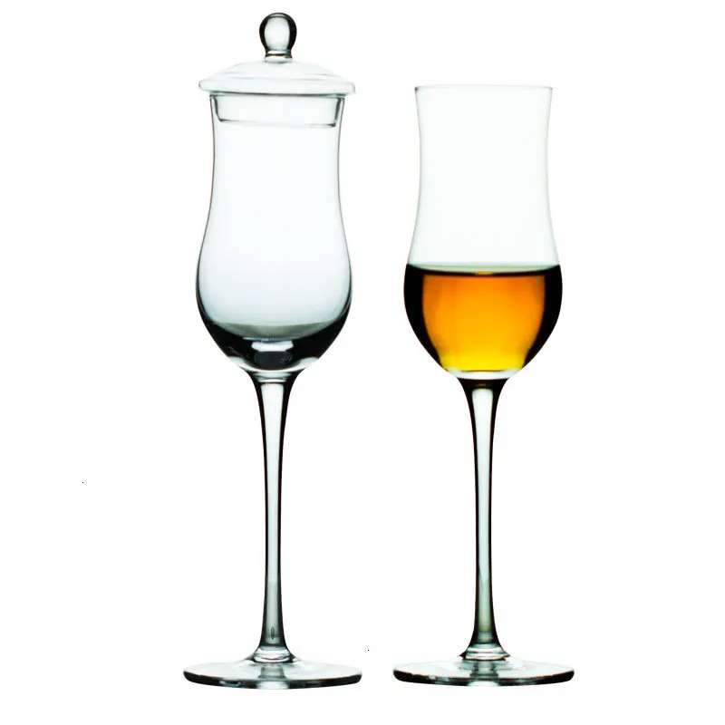 

Scotch Whisky Copita Nosing Glass With Cover Whiskey Cognac Brandy Snifter XO Chivas Tulip Goblet For Sommelier Winetaster Cup