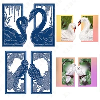 animals swan dove reusable metal cutting dies scrapbooking photo album greeting card decoration embossing molds new diy crafts