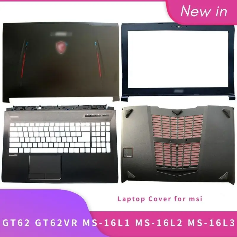 

Новинка, оригинальная задняя крышка для ноутбука MSI GT62 GT62VR, задняя крышка для ноутбука, передняя панель, Упор для рук, чехол 3076L2A231Y311