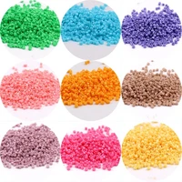 660pcs2mm imitation antique beads uniform size opaque wear resistant solid color glass rice beads french embroidery diy beads