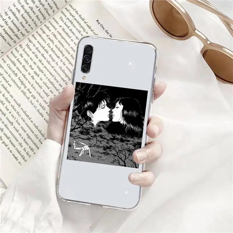 

Japanese horror comic Tomie Junji Itou Phone Case Transparent For Samsung Galaxy A71 A21s S8 S9 S10 plus note 20 ultra