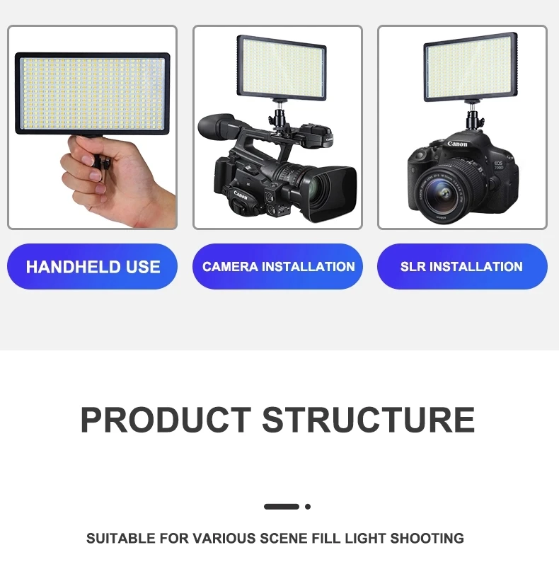 32 Вт большой Фото студийная светодиодная подсветка для видео светильник