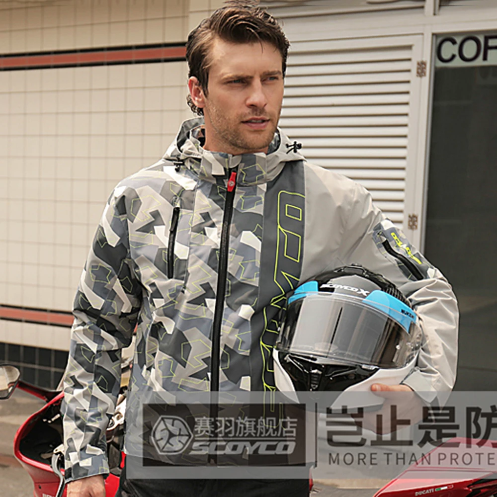 Мотоциклетная куртка SCOYCO Chaqueta Moto ветрозащитная для мотокросса Мужская