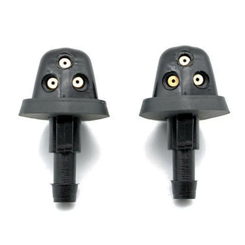

Black Water Spray Jet Nozzles 2Pcs/kit Parts Replacement Window Washer