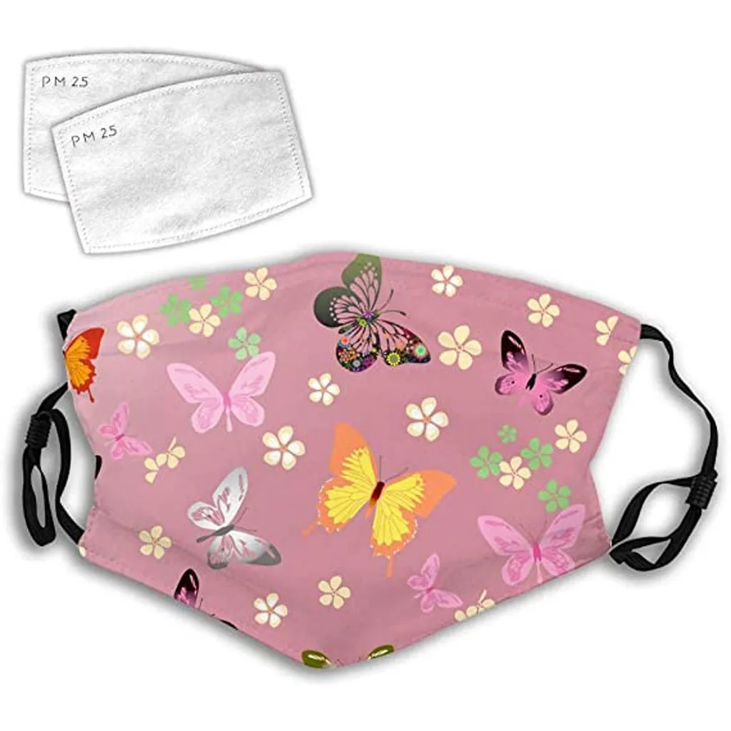 Маска гигиеническая для взрослых с фильтром маска лица смешная 3d моющаяся