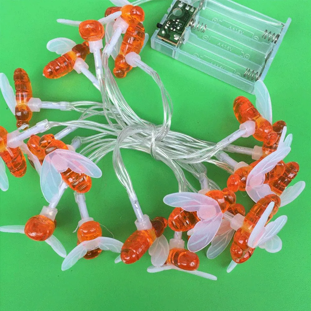 Милая Божья коровка гирлянды светодиодные светильник Фея s 10 30leds пчелы ing