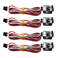 4pcslot limit switch mechanical switch module endstops with 3 pins 39 4 inch cable for ramps reprap tevo tornado for 3d printer