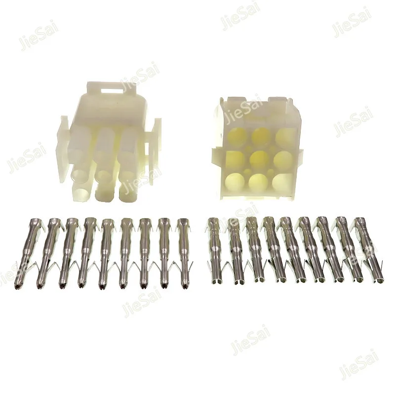 

9 Pin 1-480707-0 794538-1/350782-1 1-480706-0 794537-1/350720-1 Female Male Wiring Harness Cable Connectors