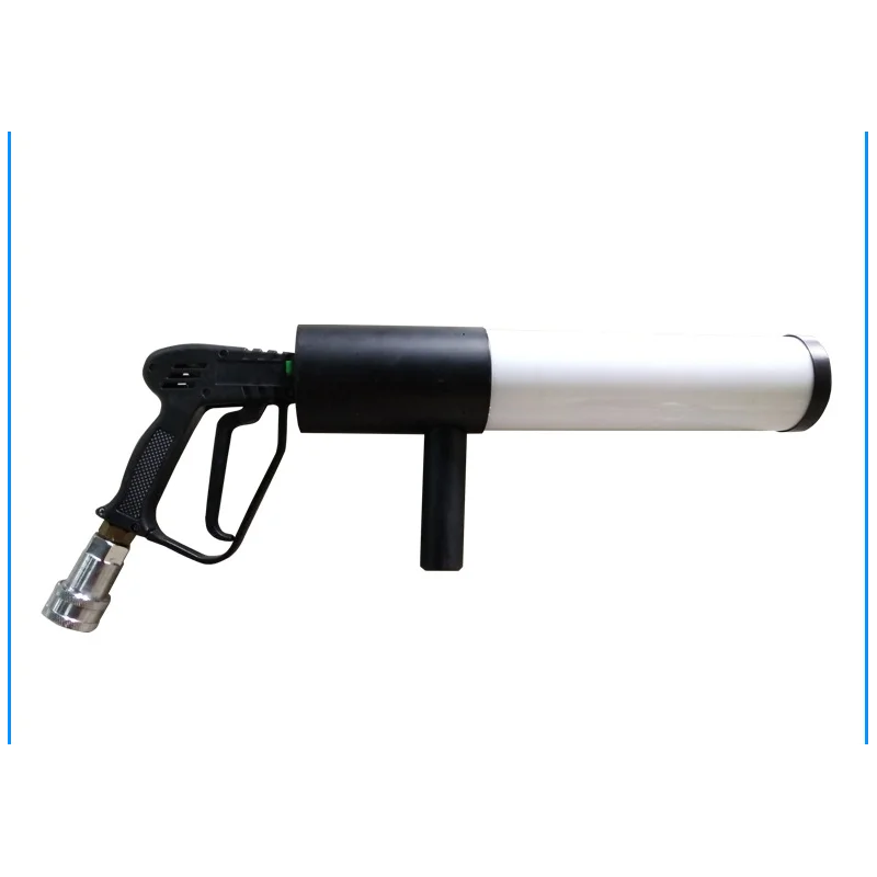 

Hot sale Carbon dioxide gas column gun with RGB leds for disco dj pun wedding party LED effect equipment LED CO2 DJ gas Gun