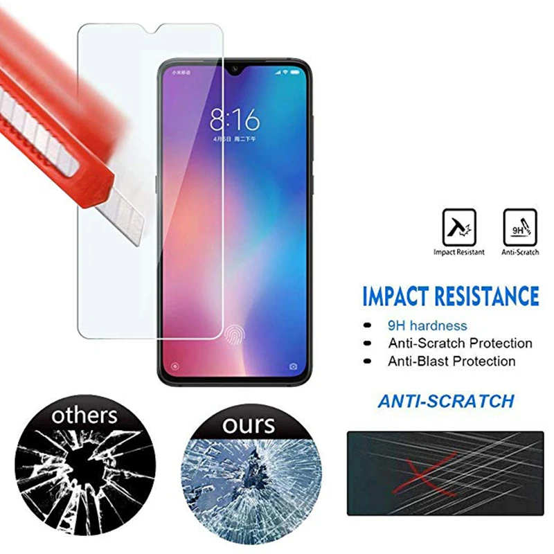С уровнем твердости 9H HDTempered пленка для Pocophone F1 Защитное стекло телефона Xiaomi mi 6 2 3 4