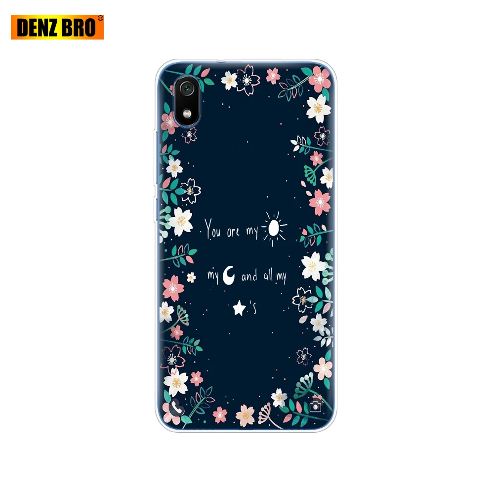 Силиконовый чехол для xiaomi redmi 7a чехлы с полной защитой мягкая задняя крышка из ТПУ