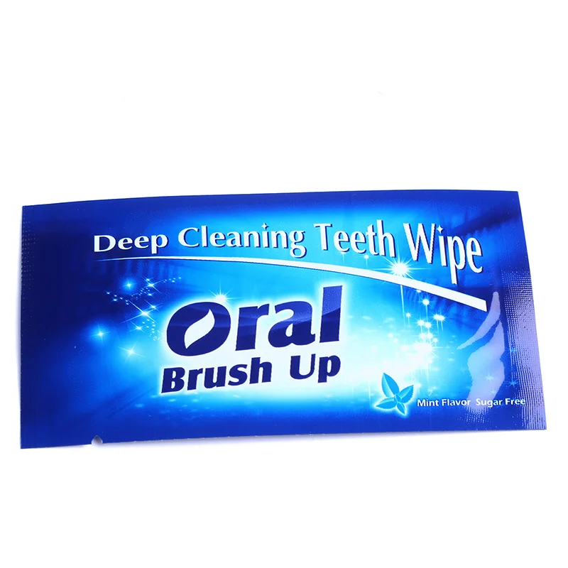 50 шт. салфетки для глубокой очистки зубов отбеливающая щетка пальцев гигиены
