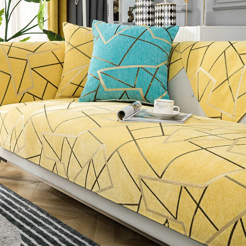 Роскошное синельное полотенце для дивана чехлы защитный чехол всесезонный