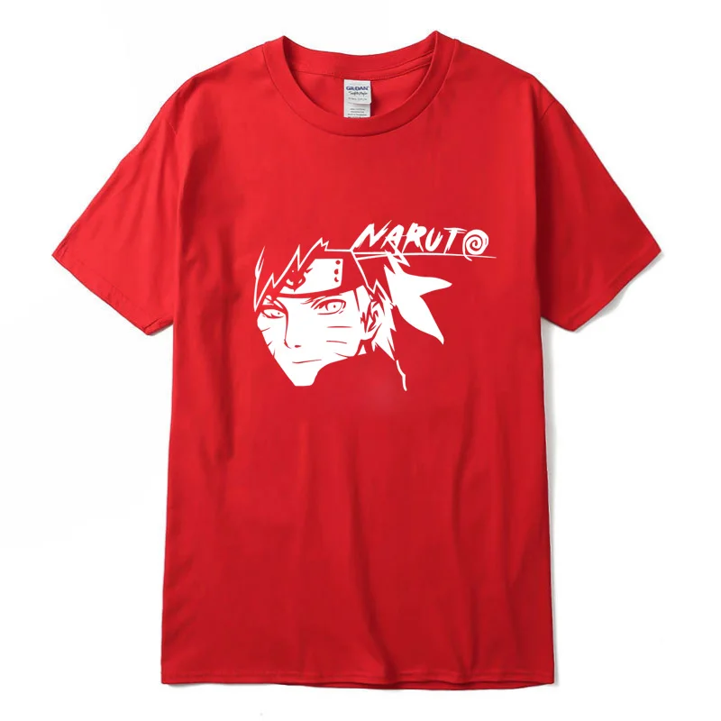 

XIN YI Men's T-shirt Top Quality100% cotton Men Women T-shirt Tops Kawaii naruto Tshirt cool loose T-shirt Anime Manga Tee Shirt