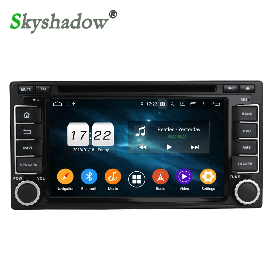 DSP Android 10 32 Гб мультимедийный автомобильный DVD радио плеер GPS карта RDS wifi Bluetooth 5 0 для