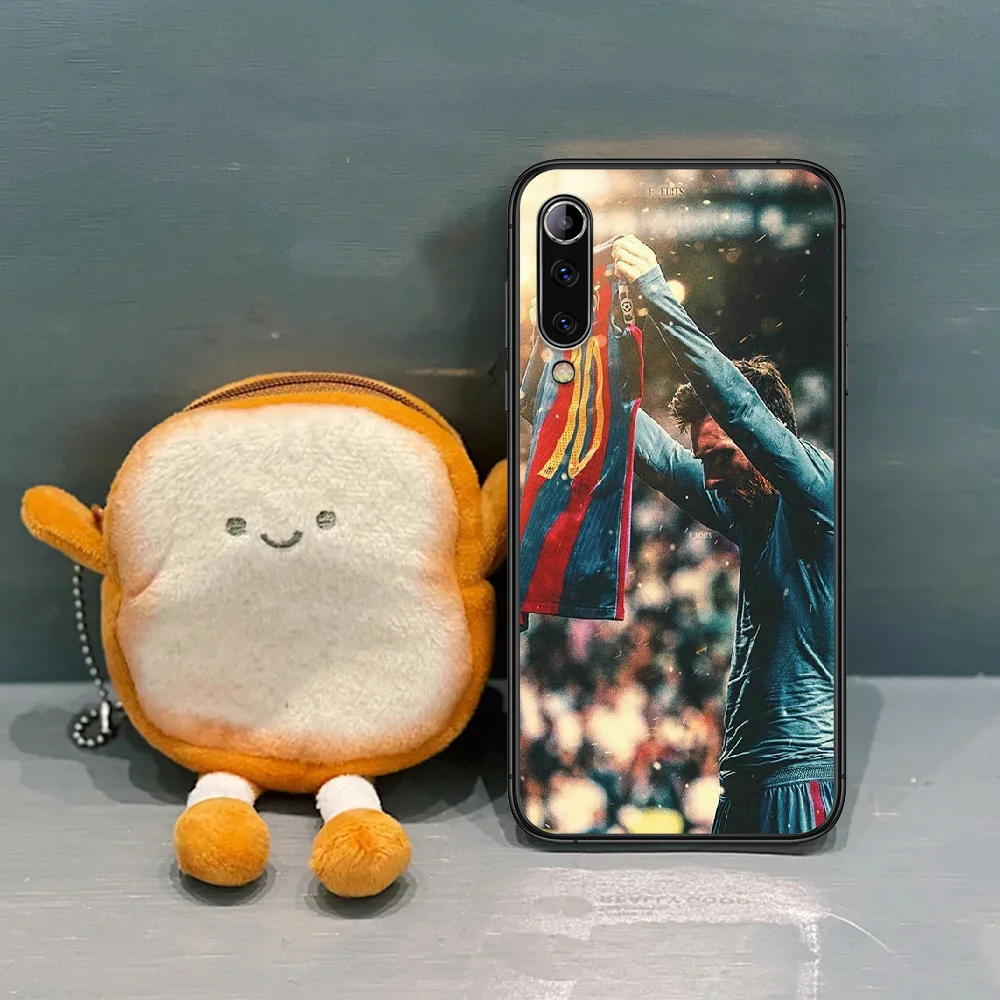 

Football Star Lionel Messi Phone Case Cover Hull For Xiaomi Mi 8 9 10 T note 10 Lite Pro 5G A pocox 2 3 black Etui Soft Funda