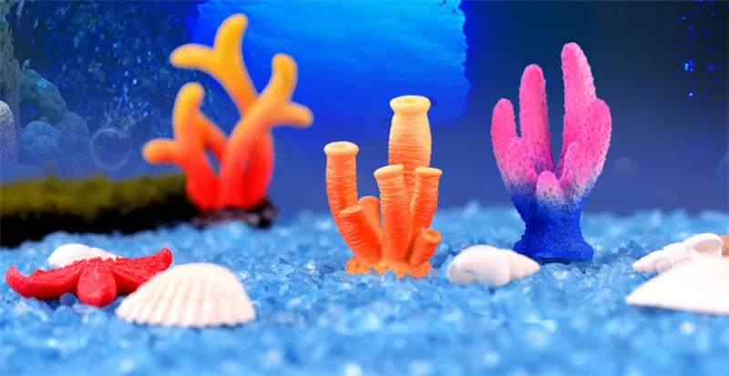 Новый милый полимерный Искусственный аквариум миниатюрное украшение