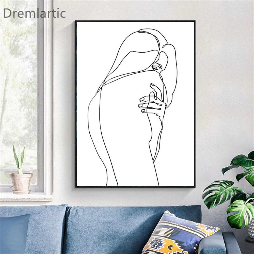 

Fashion And White Abstract Wall Art Canvas Paint Abstract Nordic Posters Minimalist Living Room Decor21-0202-16