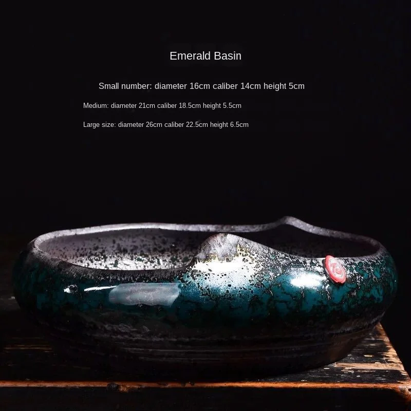 

New Creative Daffodil Flower Pot Large Ceramic Multifunctional Tea Set Washing Pen and Gardening Desktop Potted Plants