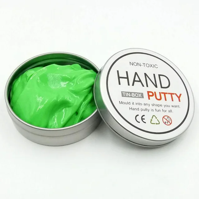 Темный в темноте Lizune светящийся слизью Играть Тесто резиновая грязь полимерные