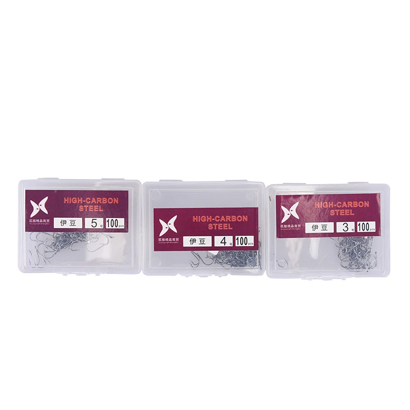 100Pcs1 коробка высокое качество рыболовный колючий крючок рыболовные снасти для