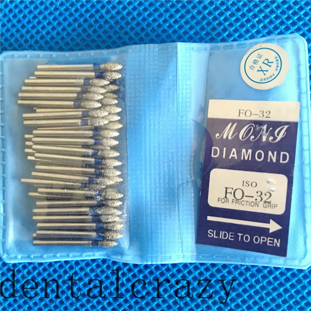 Dental Diamond FG высокоскоростная полировка для разглаживания серии FO/TC 11EF 50 шт./пакет|for