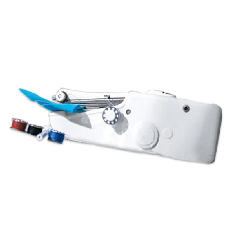 Белая Мини швейная машина для одежды занавески предметы домашнего обихода Maquinas De