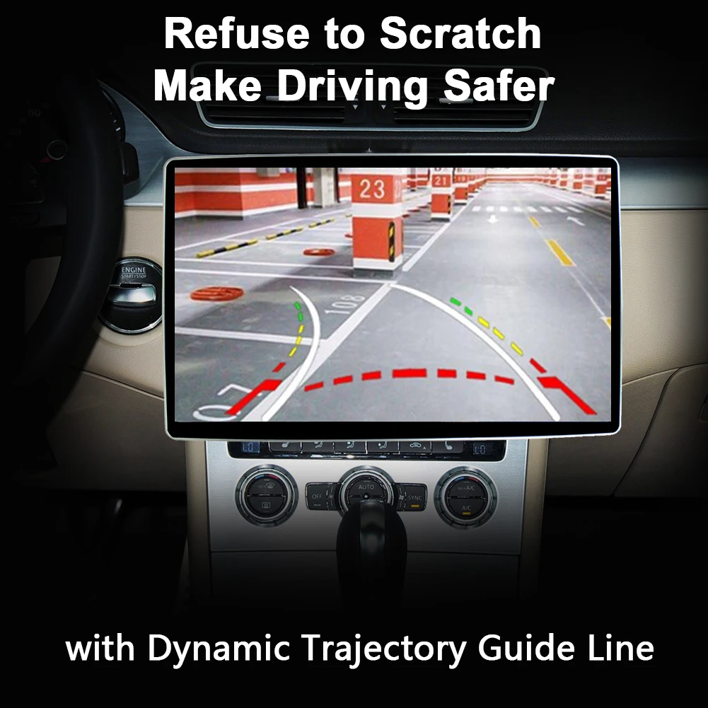 Автомобильная камера заднего вида универсальная с ночным видением динамической