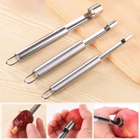 creative 1pcs stainless steel twist fruit core seed remover hawthorn jujube pear corers seeder kitchen gadgets tools hot