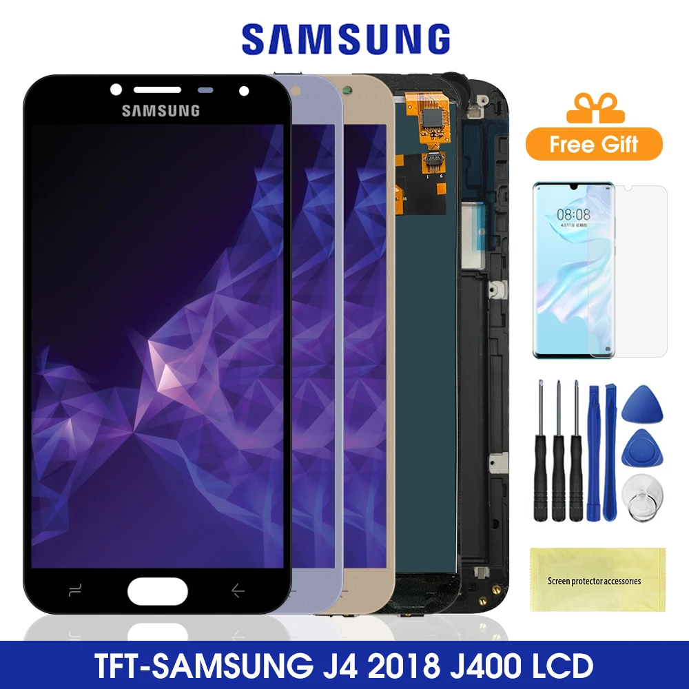 ЖК-дисплей J400 для Samsung Galaxy J4 2018 дисплей с сенсорным экраном и дигитайзером в сборе