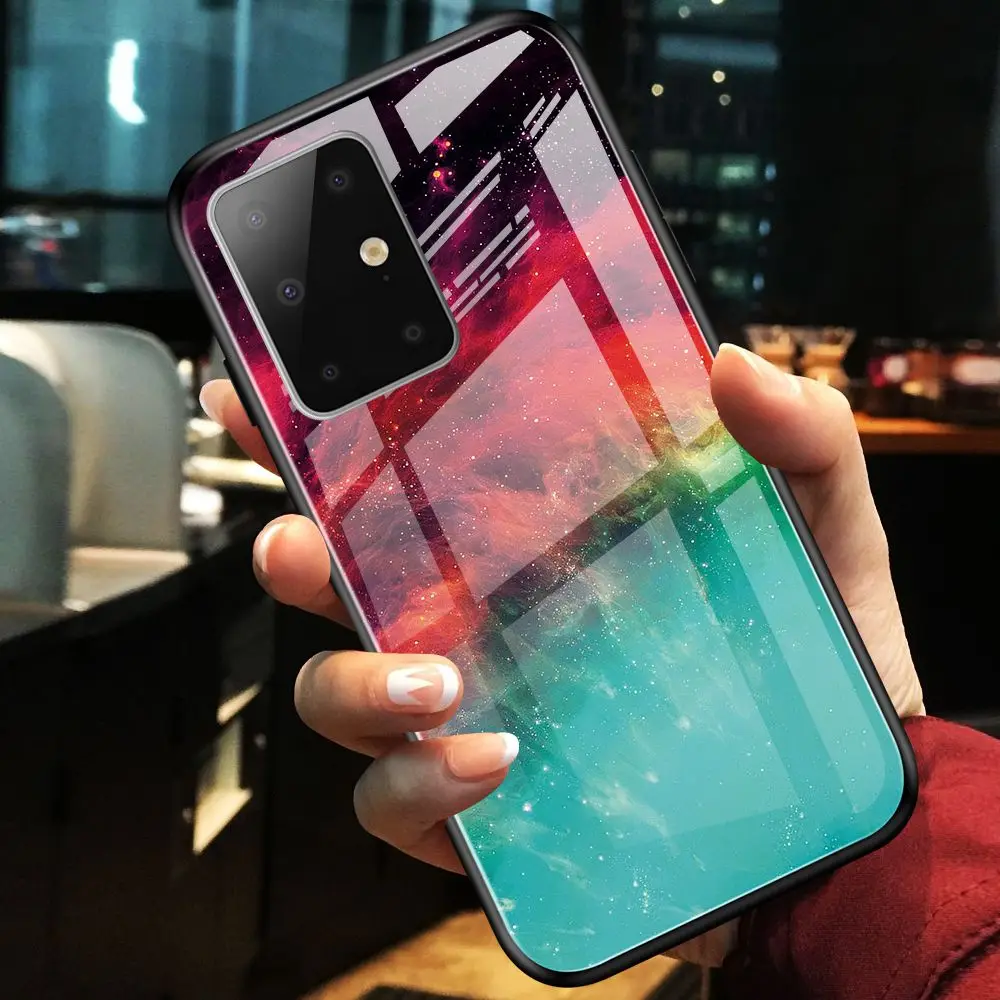 Чехол для Samsung Galaxy S20/S10/S9 Plus/Note 10/9 взрывозащищенный чехол из закаленного стекла с